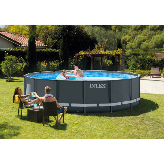 Intex Ultra XTR Frame Pool 488x122 cm + zandfilterpomp en acc.