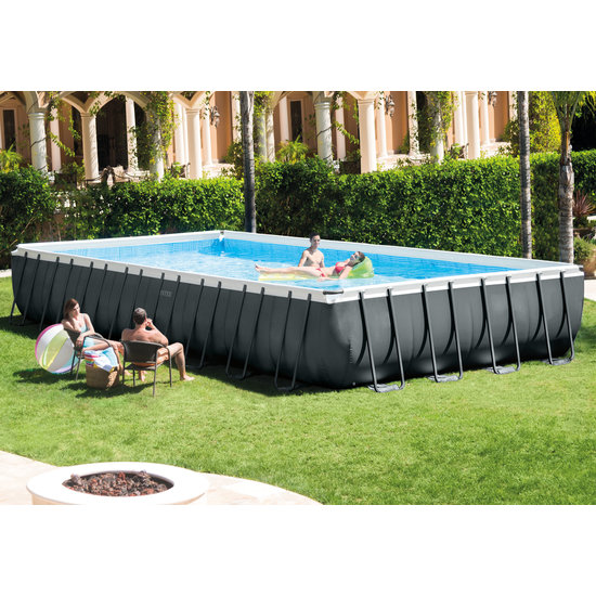 Intex Ultra XTR Frame Pool 975x488x132 cm + zandfilterpomp en acc.