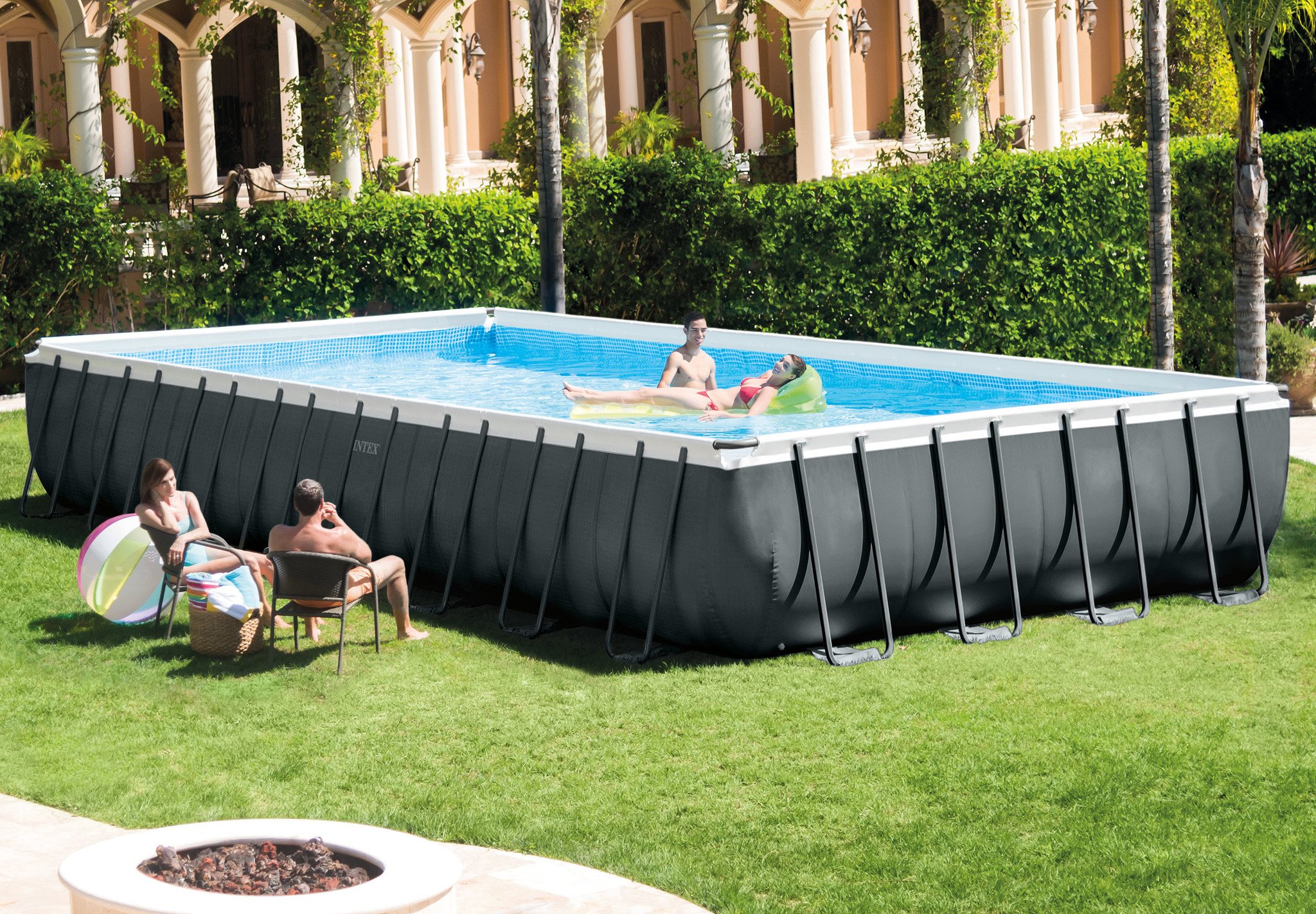 zeker maandag werkzaamheid Intex Ultra XTR Frame Pool met zandfilter 975x488x132 cm | Zwembadstore.com