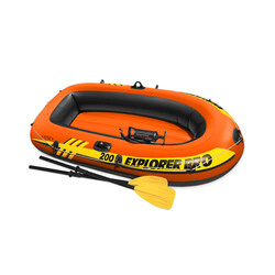 Explorer Pro 200 - 2 pers. boot + peddels en pomp