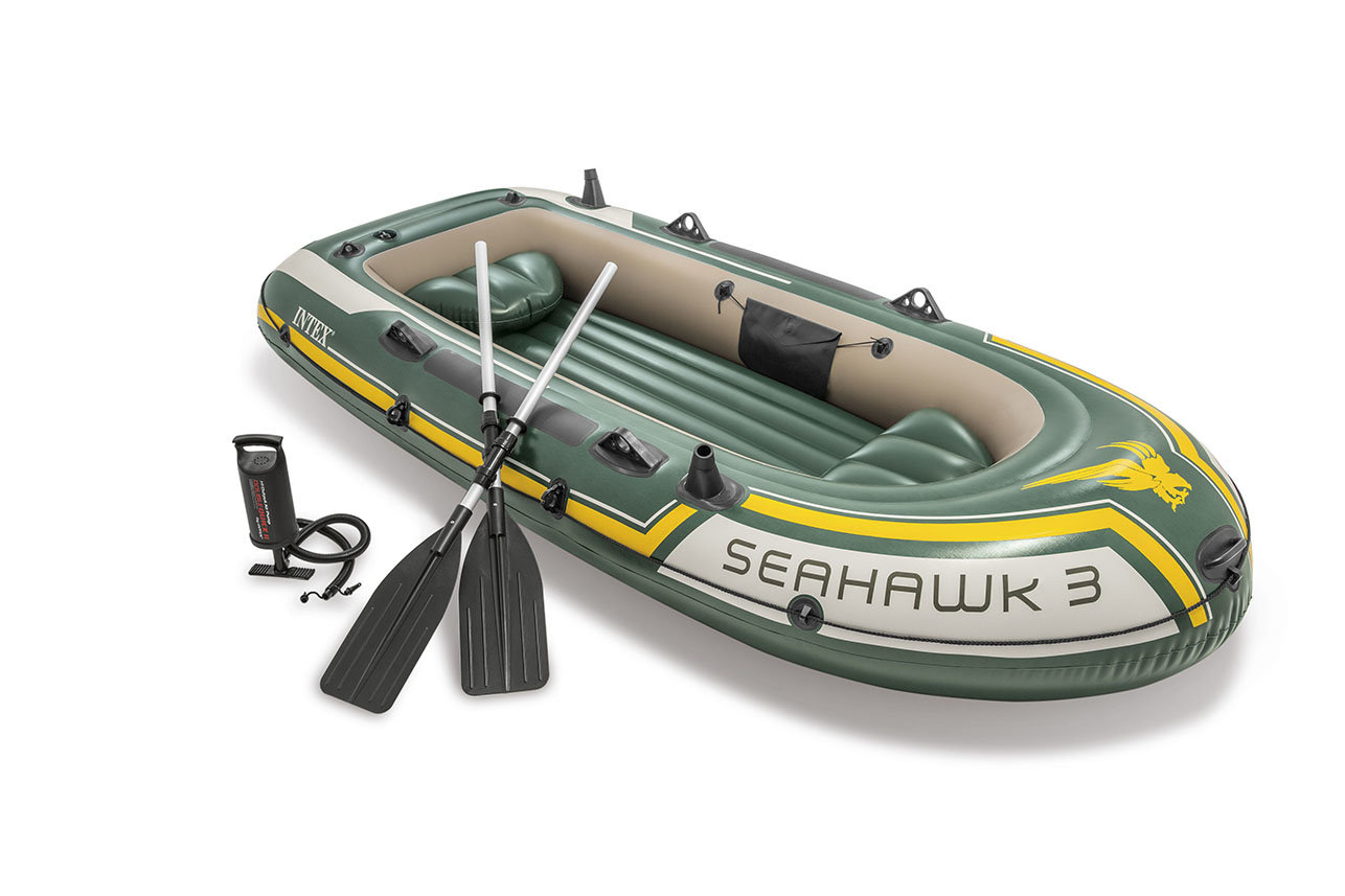 ik ben slaperig Startpunt Illusie Seahawk 3 - 3 persoons boot met peddels en pomp | Zwembadstore.com