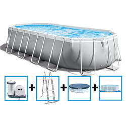 Prism Frame Pool 503x274x122 cm + filterpomp en acc.