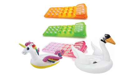 Opblaasfiguren en luchtbedden