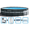 Intex Ultra XTR Frame Pool 549x132 cm + zandfilterpomp en acc.