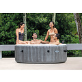 Intex PureSpa Greywood Deluxe Bubble Therapy + Hard Water System - 4 personen