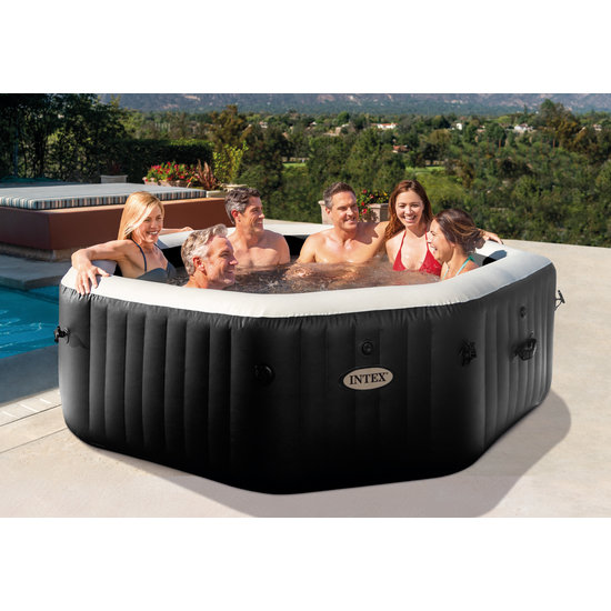 Intex PureSpa Jet & Bubble Deluxe Octagon + HWS + ZWS - 6 personen