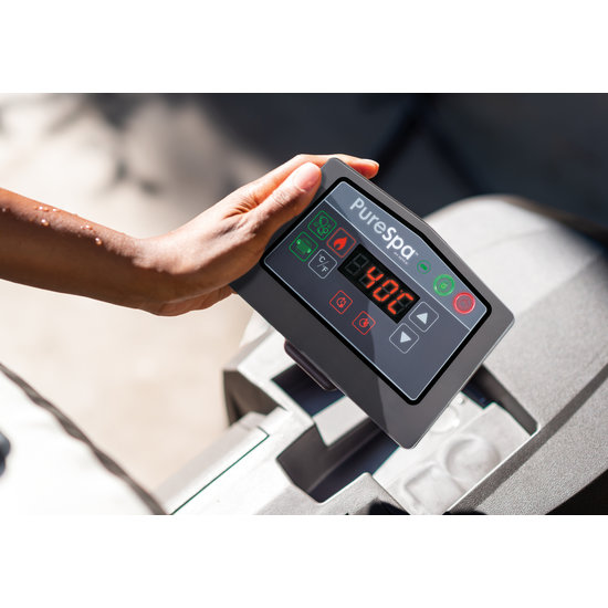 Intex PureSpa Greywood Deluxe Bubble Therapy + HWS - 6 personen