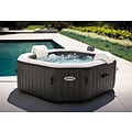 Intex PureSpa Jet & Bubble Deluxe Octagon + Hard Water Systeem + Zoutwatersysteem - 4 personen
