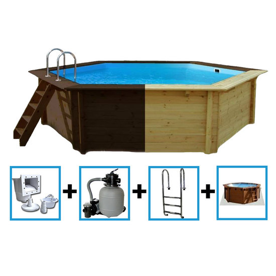 Interline Zwembad Bali met Zandfilter 655x136 cm (complete set)