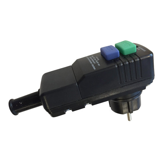 Comfortpool RCD stekker met aardlekbeveiliging