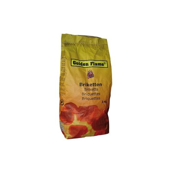 Golden Flame houtskool briketten 3 kg