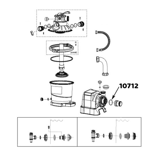 Intex ring voor pomp inlaat