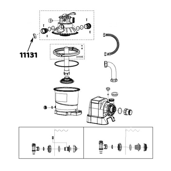 Intex Afdekkap voor zout- en zandfiltersystemen