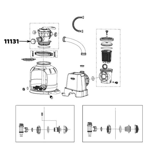 Intex Afdekkap voor zout- en zandfiltersystemen