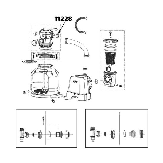 Intex L-vorm rubber ring