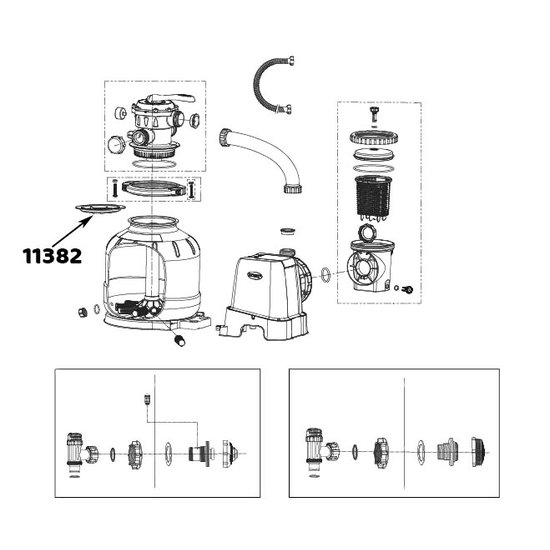 Intex vulring voor zandfilter 6000/8000 liter