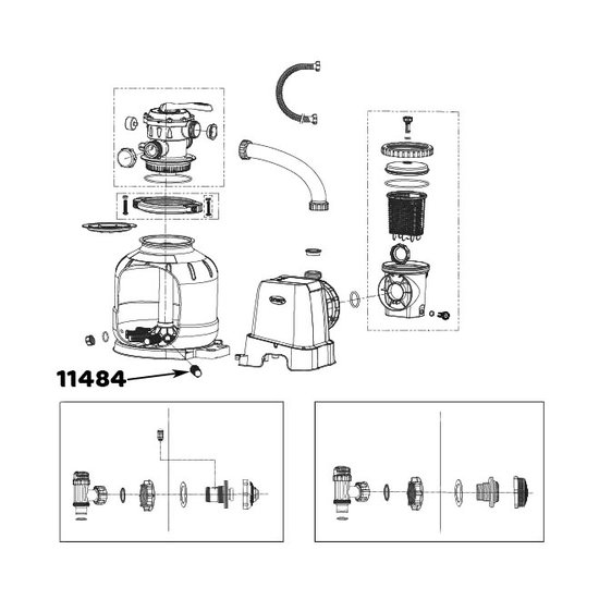 Intex Zeefbuis zandfilterpomp 6000 liter 28646