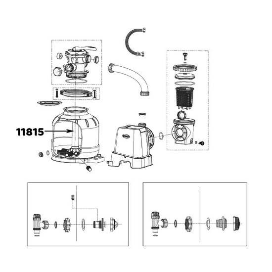 Intex Middelste leiding 6000 liter 28646