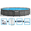 Intex Greywood Prism Frame Pool 549x122 cm