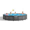 Intex Greywood Prism Frame Pool 549x122 cm + filterpomp en acc.