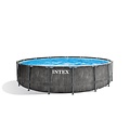 Intex Greywood Prism Frame Pool 457x122 cm + filterpomp en acc.