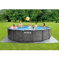 Intex Greywood Prism Frame Pool 457x122 cm + filterpomp en acc.