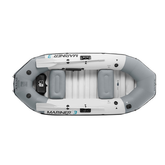 Intex Mariner 3 - 3 persoons luxe boot met peddels en pomp (met harde vloer)