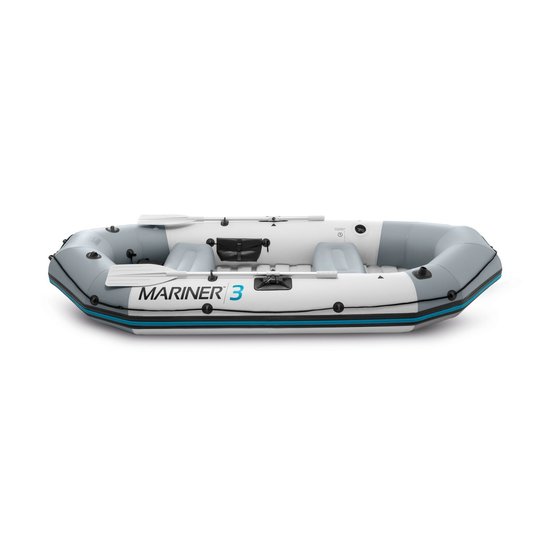 Intex Mariner 3 - 3 persoons luxe boot met peddels en pomp (met harde vloer)