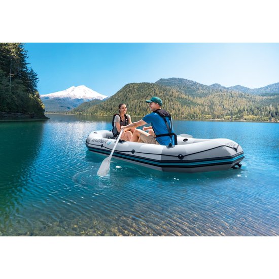 Intex Mariner 3 - 3 persoons luxe boot met peddels en pomp (met harde vloer)