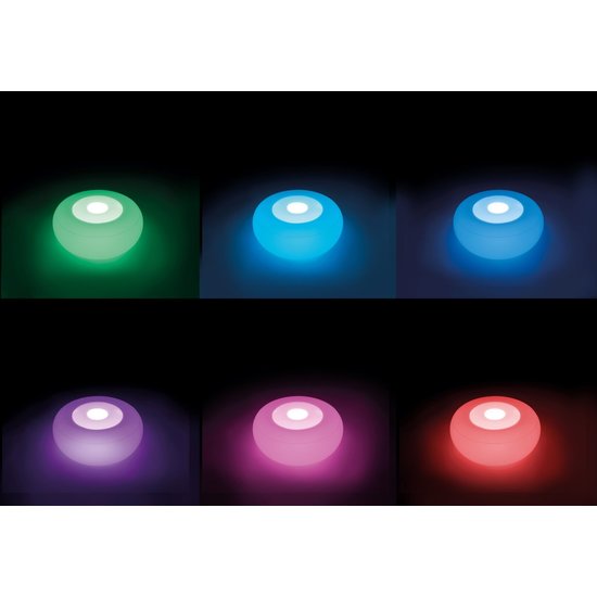 Intex Opblaasbare Poef met LED-verlichting
