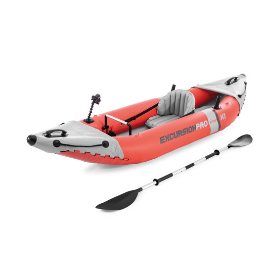 Intex Excursion Pro - 1 pers. kayak met peddel en pomp
