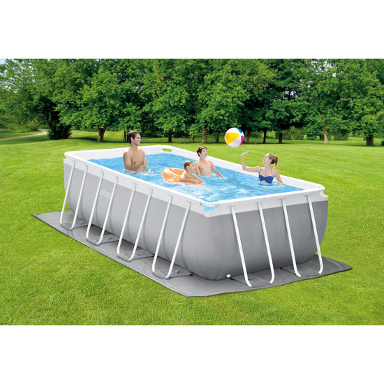 Intex Prism Frame Pool 400x200x122 cm + filterpomp en ladder
