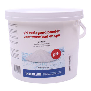 pH Minus poeder 3 kg (zuurgraad verlagen)