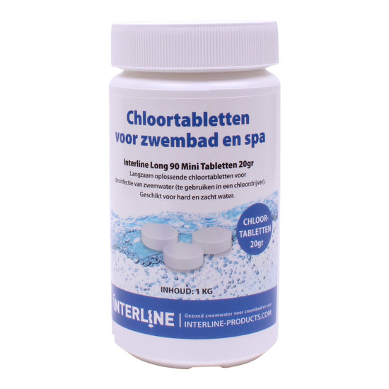 Interline Chloortabletten Long 90 1 kg (kleine tabletten)