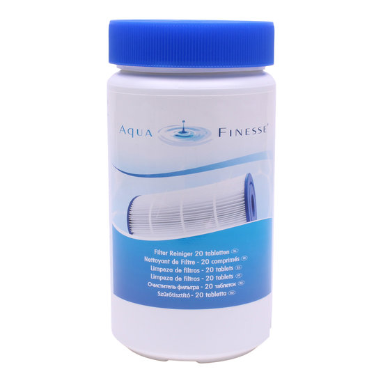 AquaFinesse Filtercleaner - reiniger voor filterpatronen 20 tabletten
