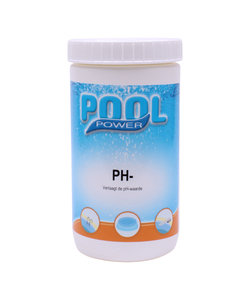 Acquiesce gips weer Pool Power pH Minus poeder 1.5 kg (zuurgraad verlagen) | Zwembadstore.com