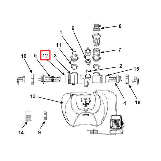 Intex o-ring titanium electrode zoutwatersysteem E.K.O. (26668)