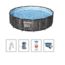 Bestway Steel Pro Max Frame Pool Houtlook 427x107 cm + filterpomp