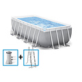 Intex Prism Frame Pool 400x200x122 cm + filterpomp en ladder