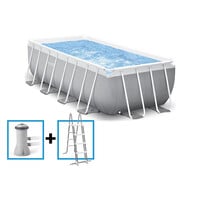 Prism Frame Pool 400x200x122 cm + filterpomp en ladder
