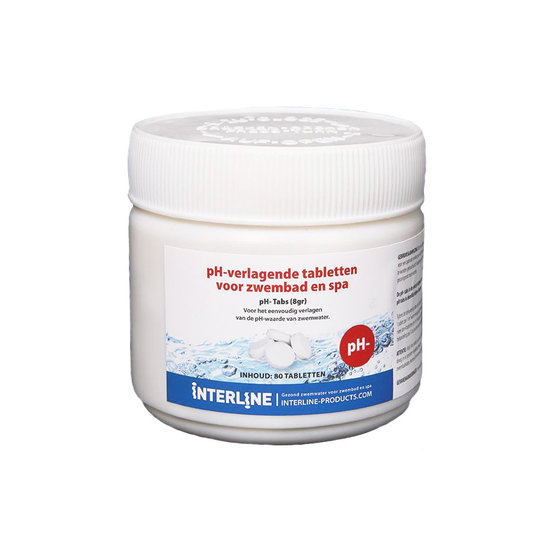 Interline pH Minus tabletten 80 st (zuurgraad verlagen)