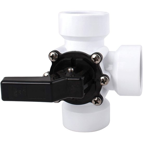 Schwimm® 3-wegkraan met schroefdraad 1 1/2"x32-38 mm