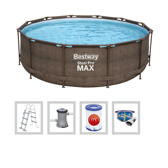 Bestway Steel Pro Max 366x100 cm + filterpomp