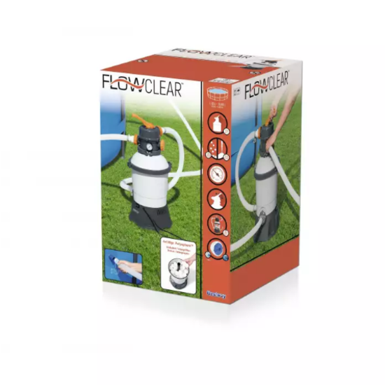 Bestway Flowclear zandfiltersysteem 3028 liter + Polysphere