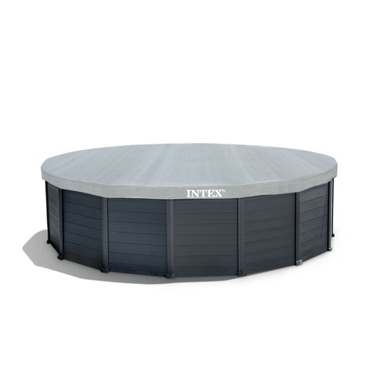 Intex Afdekzeil Graphite Panel Pool 478 cm