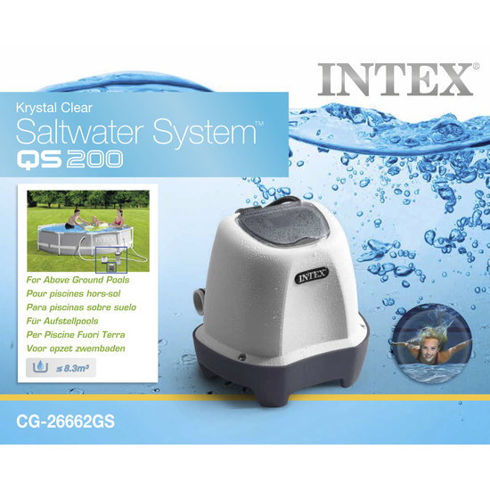 Intex Krystal Clear Zoutwatersysteem E.K.O. Mini