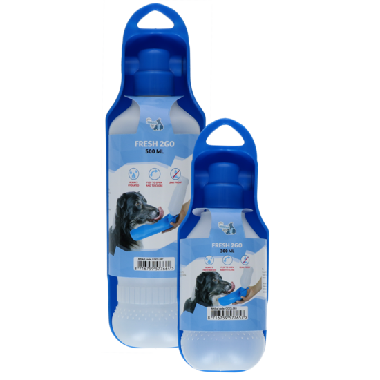 CoolPets Fresh 2GO water drinkfles hond