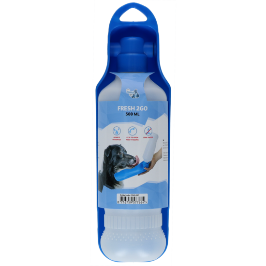 CoolPets Fresh 2GO water drinkfles hond