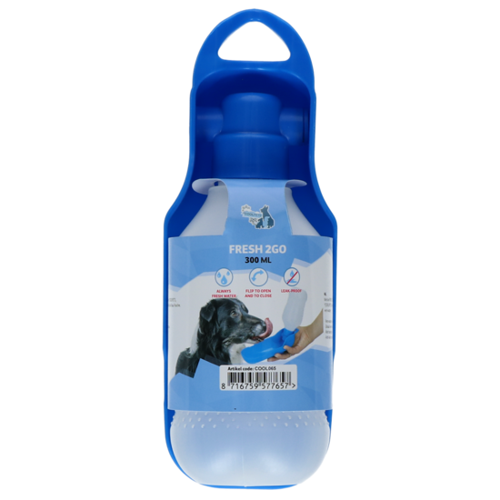 CoolPets Fresh 2GO water drinkfles hond