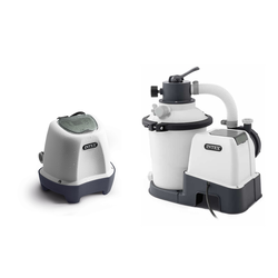Zoutwatersysteem en zandfilterpomp Mini